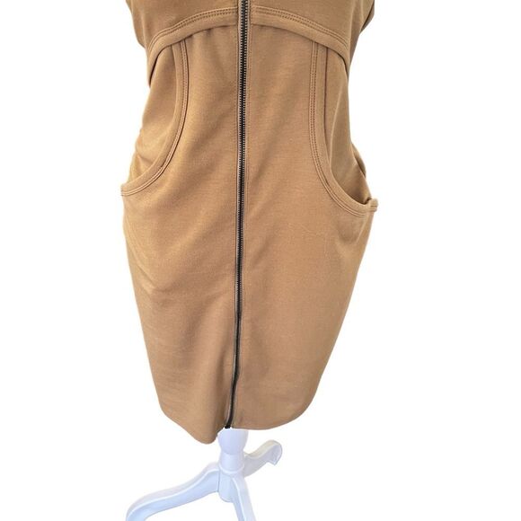 T by Alexander Wang Full Zip Knee Length Bodycon Dress Small - Picture 4 of 7